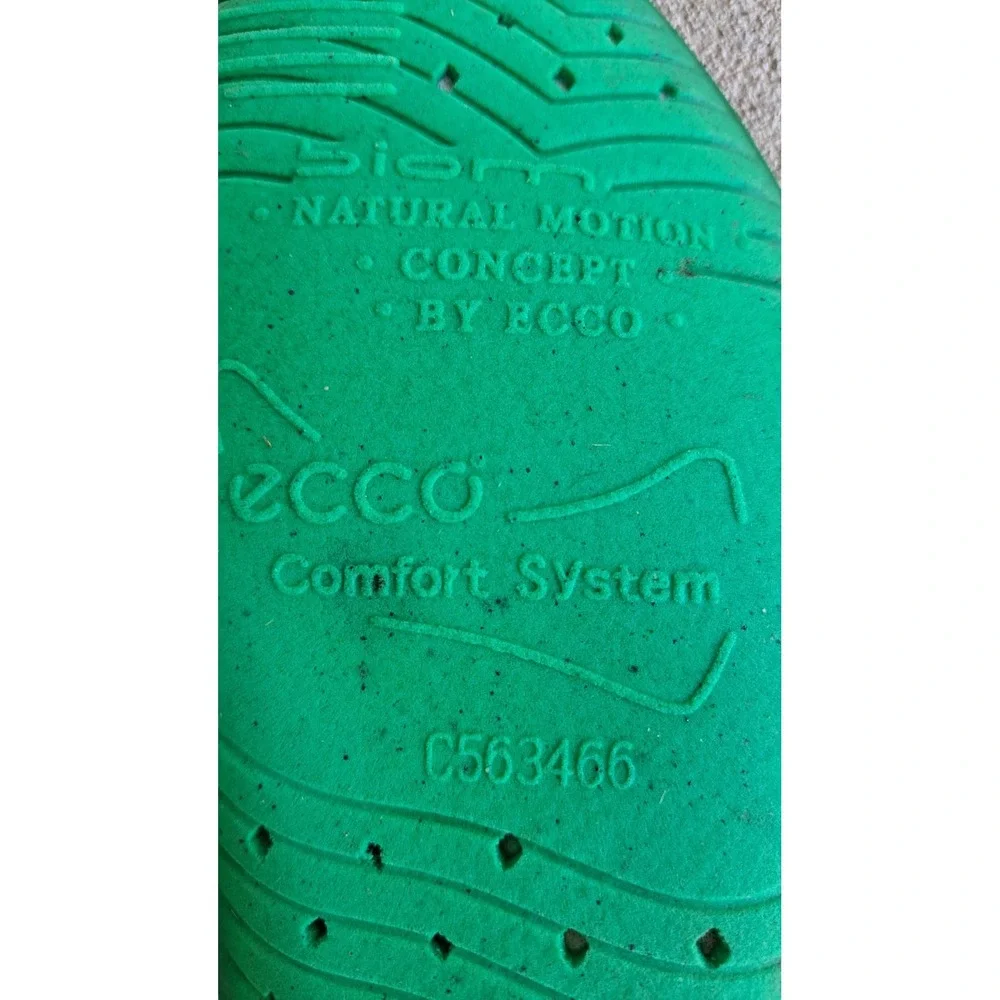 Ecco Biom Grip Mens Black Leather Comfort Shoes Sneakers EU 44 US 10 10.5 Low To